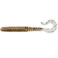 Силикон FishUp Vipo 4.3" (7шт)  #045 - Green Pumpkin/Red & Black