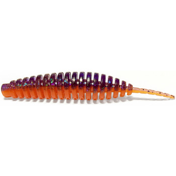 Силикон FishUp Tanta 3" (6шт) #207 - Dark Violet/Orange