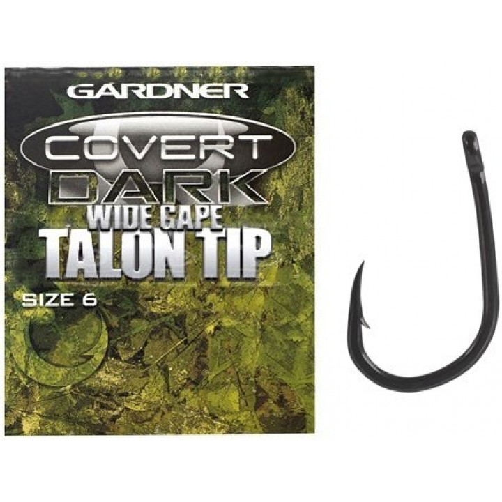 Крючок Gardner Covert Dark Wide Gape Talon Tip №10