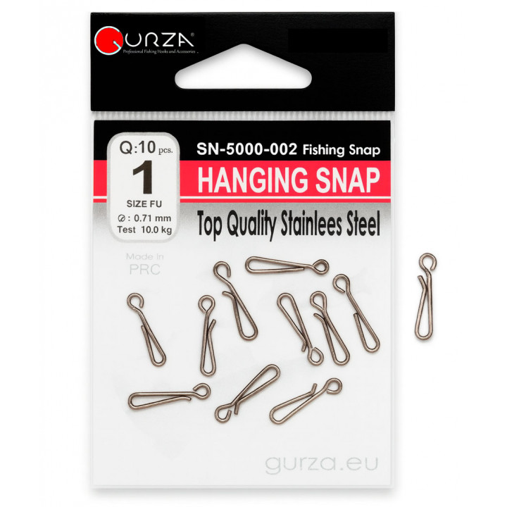 Застёжка Gurza Hangin Snap Ni # 1 10шт