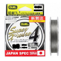 Шнур Duel Super X-Wire 4 150m 0.15mm 6.4kg Silver #0.8