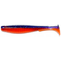 Силикон FishUp U-Shad 4" (8шт) #207 - Dark Violet/Orange