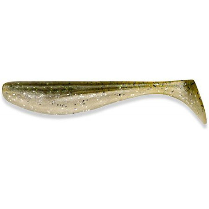 Силикон FishUp Wizzle Shad 2.0" (10шт) #202 - Green Pumpkin/Pearl