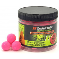 Бойлы Tandem Baits Fluo Pop-Up 16mm 70g Halibut & Strawberry (Палтус Клубника)