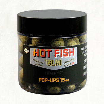Бойлы Dynamite Baits Hot Fish & GLM Food Bait Pop-Up 15mm