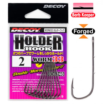 Гачок Decoy Worm 33 Holder Hook #1 9шт/уп