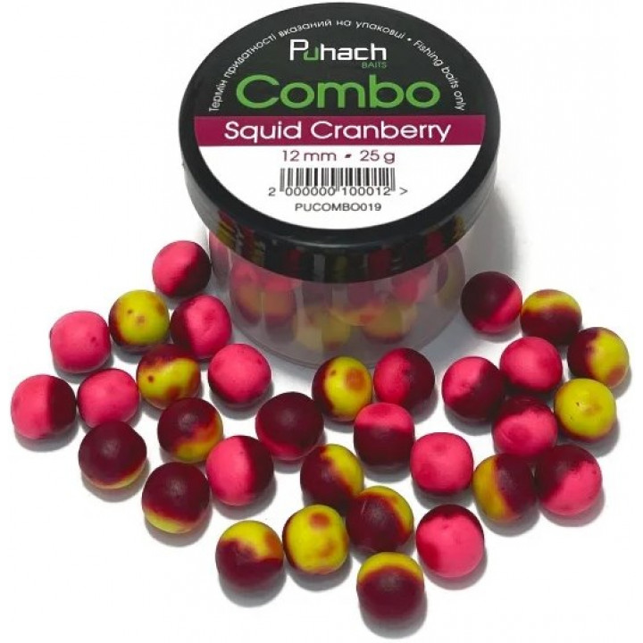 Puhach Baits Combo 12mm - Squid Сranberry