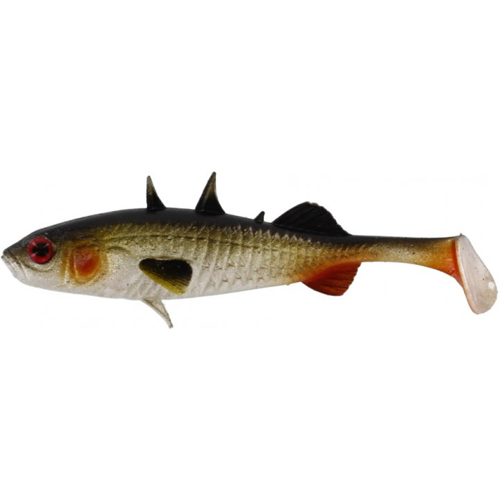 Силикон Westin Stanley the Stickleback Shadtail 9cm 7g Lively Roach 1шт