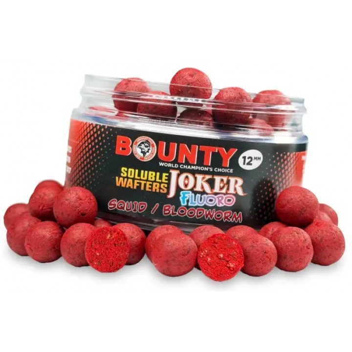 Бойлы Bounty Fluoro Joker Squid / Bloodworm 10mm (Кальмар / Мотыль)
