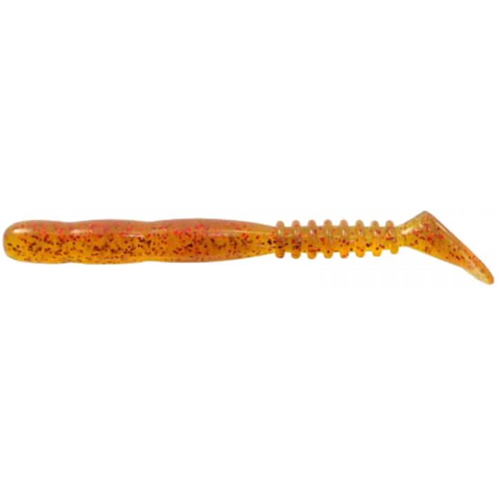 Силикон Reins Rockvibe Shad 3" 566 Motor Oil Red Flake (15шт/уп)