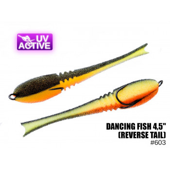 Поролоновая приманка ПрофМонтаж Dancing Fish (reverse tail) 4.5" 603
