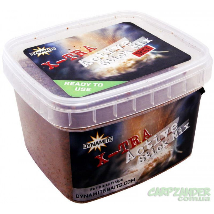 Прикормка Dynamite Baits Xtra Active Stick Mix Spicy 650g