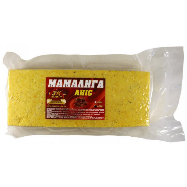 Підгодовування 3Kbaits Мамалига Anason Аніс 1kg