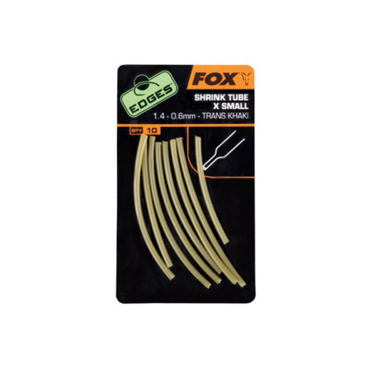 Термозбіжна трубка Fox Edges Shrink tube XS 1.4 - 0.6mm trans khaki