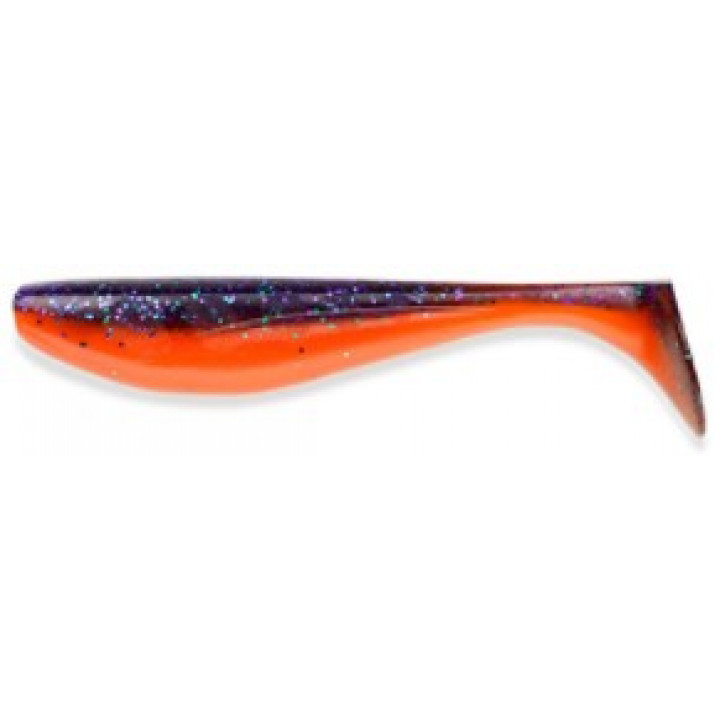 Силикон FishUp Wizzle Shad 3" (8шт) #207 - Dark Violet/Orange