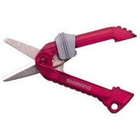 SHIMANO LINE CUTTER SCISSORS CT-018H SLIDE RETRACTABLE Red