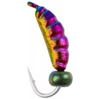 Мормышка вольфрамовая Viking Fishing Shrimp+bead 0.37g 7mm Rainbow (1шт)