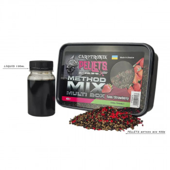 Метод Мікс + Ліквід Carptronik Multi Box Tuna/Strawberry (Тунець/Полуниця) 400g