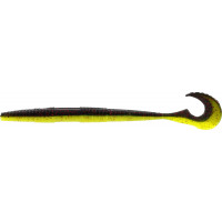 Силикон Westin Swimming Worm 13cm 5g Black/Chartreuse (5шт/уп)