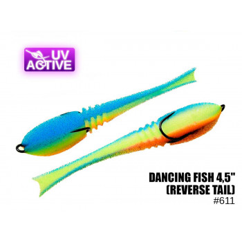 Поролоновая приманка ПрофМонтаж Dancing Fish (reverse tail) 4.5" 611