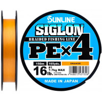 Шнур Sunline Siglon PE x4 300m (оранж.)