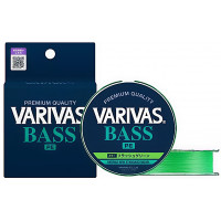 Шнур Varivas Bass PE X4 150m Flash Green 8.1kg 0.165mm #1.0