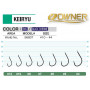 Крючок Owner 56807 Keiryu №8 Black Crome 14шт