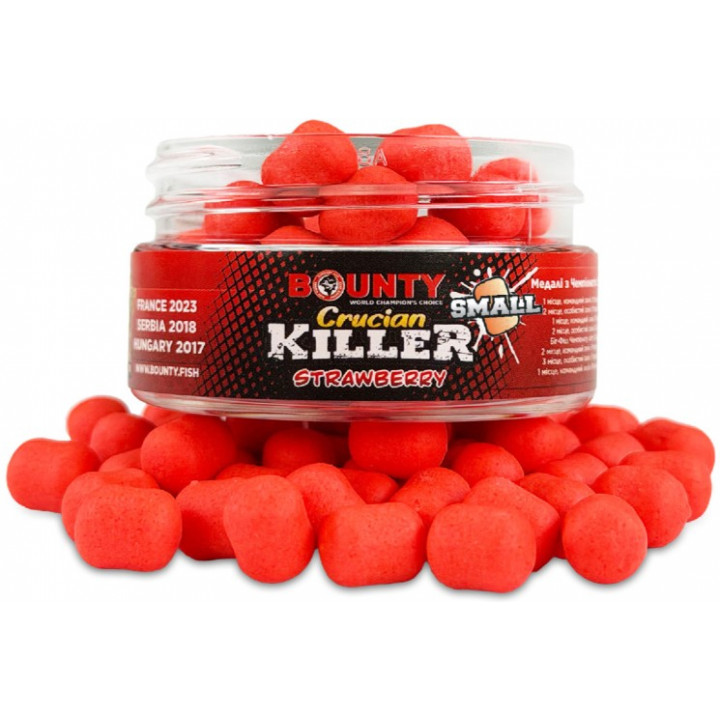Насадка Вбивця карася Bounty 6/8mm Strawberry (полуниця)