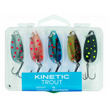 Набор Блесен Kinetic Trout 5g 5шт
