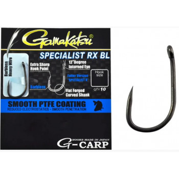 Крючок Gamakatsu G-CARP SPECIALIST RX BL №10 10шт