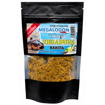 Тісто готове Megalodon Herabuna 100g Ваніль
