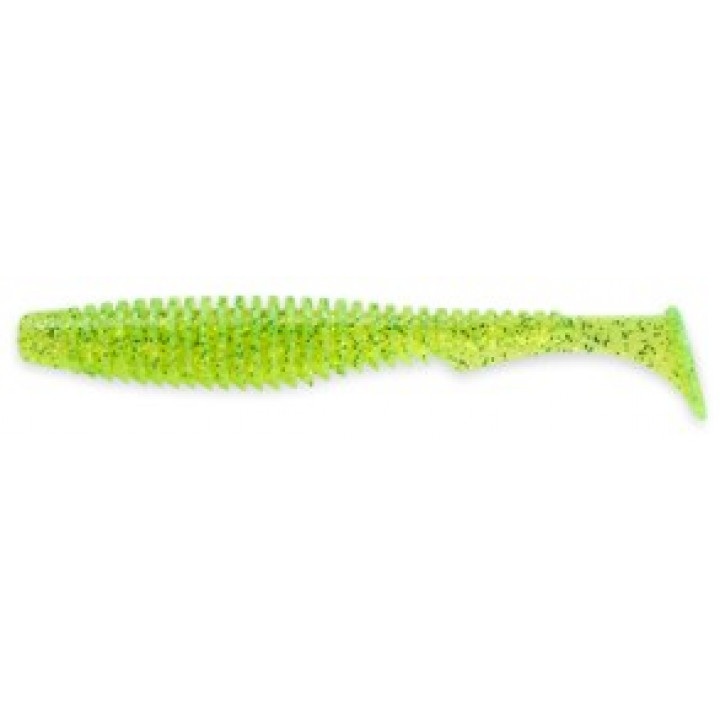 Силикон FishUp U-Shad 3.5" (8шт) #026 - Flo Chartreuse/Green