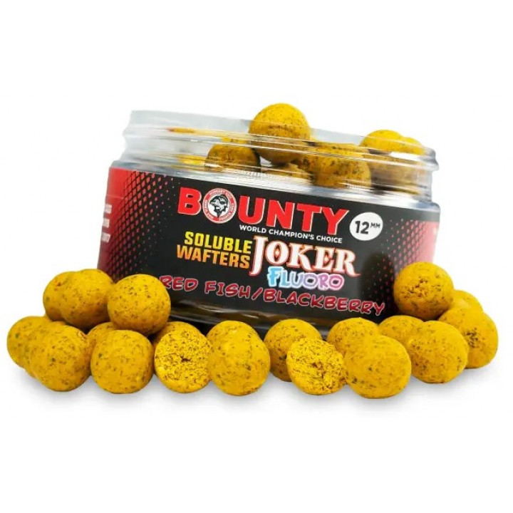 Бойлы Bounty Fluoro Joker Red Fish / Blackberry 10mm (Красная Рыба / Ежевика)