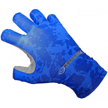 Перчатки Kosadaka ICE SILK SUNBLOCK защита UV синие "OCEAN BLUE " S/M