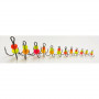 Тройник Gurza Roes Fish ST-36 № 4 BC MIX 1шт