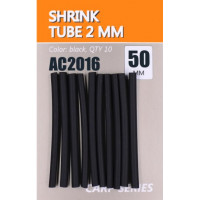 Трубка термоусадочная ORANGE цвет black 2x50mm 10шт