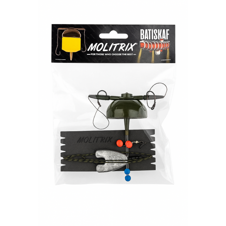 Оснастка Molitrix Батискаф донная 2 крючка 80g