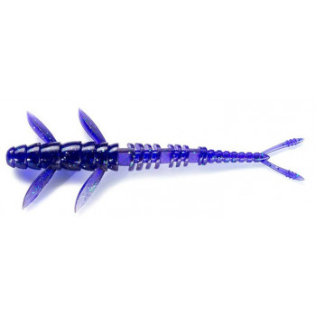 Силикон FishUp Flit 4" 7шт #060 Dark Violet Peacock & Silver