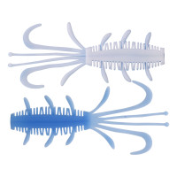 Силикон Kinetic Nyx 6.5cm 1.4g Baby Blue/White (10шт) Garlic