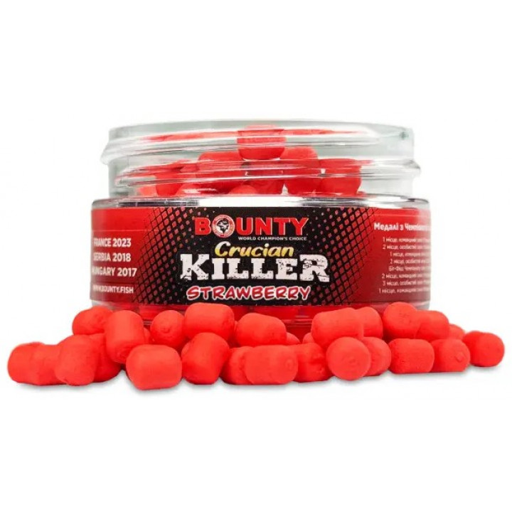 Насадка Убийца карася Bounty 4/6mm Strawberry (Клубника)
