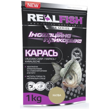 Прикормка Real Fish Карась 1kg Халва