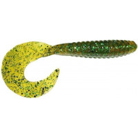 Силикон Big Bite Baits Fat Grub 5" FG503 Pumpkin Pepper Green 1шт