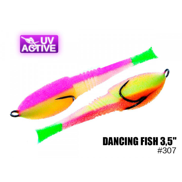 Поролоновая приманка ПрофМонтаж Dancing Fish 3.5" #307