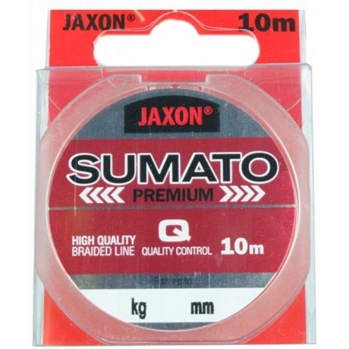 Плетенка Jaxon Sumato Premium 10m 0.25mm 28kg Тёмно-зелёный