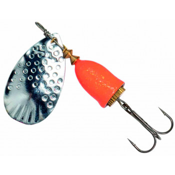 Блесна Kinetic Gekko 11g Silver/Orange