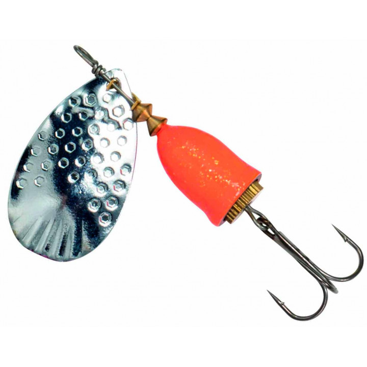Блесна Kinetic Gekko 11g Silver/Orange