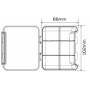 Коробка GC G.Carp Mini Box 6 section