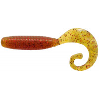 Силикон Reins Fat G-Tail Grub 3" 566 Motor Oil Red Flake (12шт/уп)