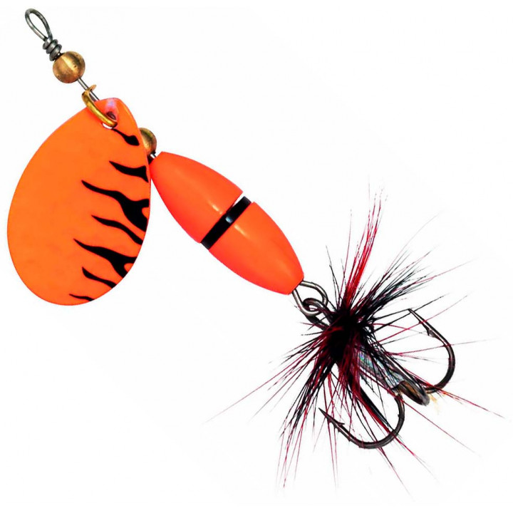 Блесна Kinetic Fizz 10g Orange/Black Ribbon