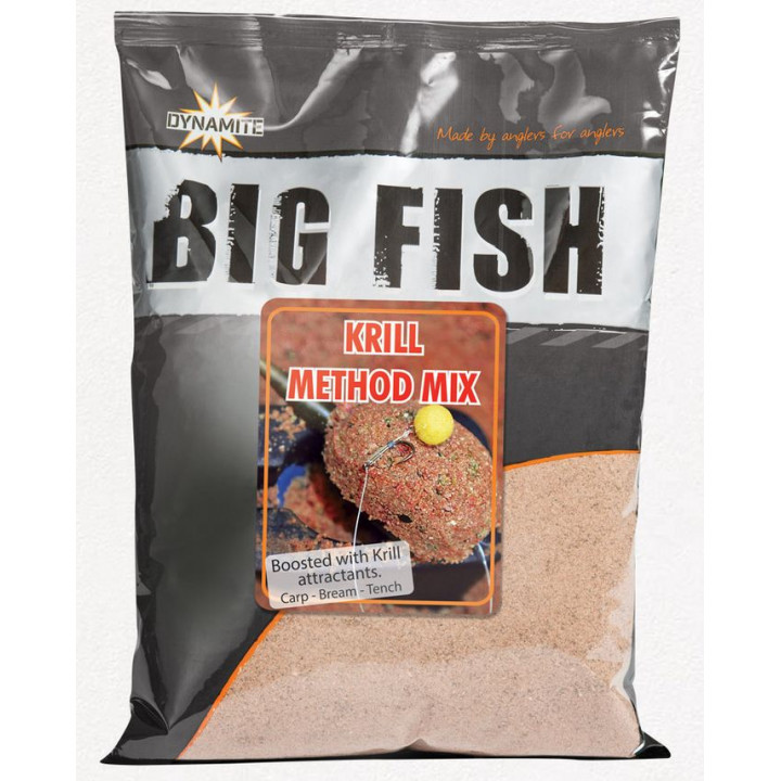 Прикормка Dynamite Baits Big Fish Krill Method Mix 1.8kg